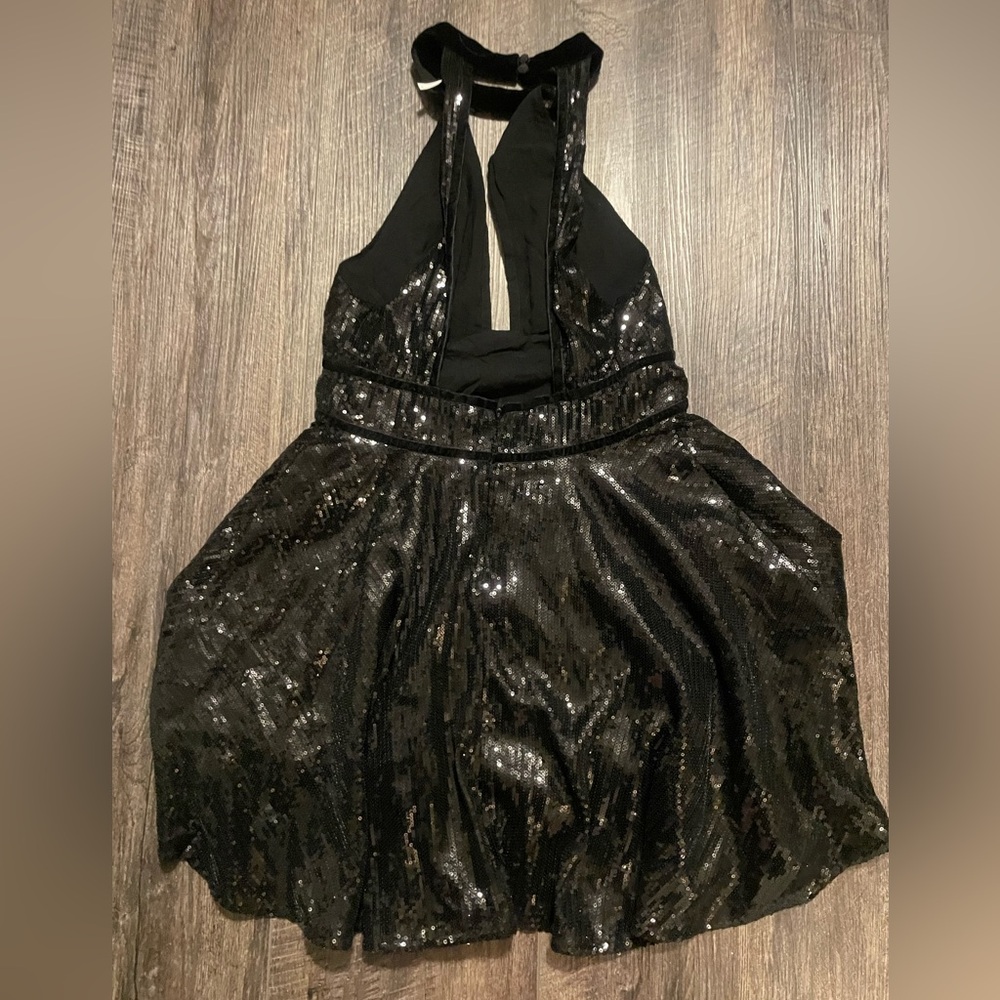 Free People Black Sequin Dress - Picture 4 of 6